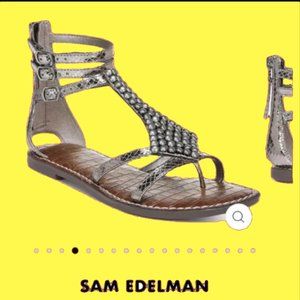 Sam Edelman Cute Silver Sandals. Size 7.5